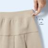 French Toast Girls Adaptive Pleated Ponte Scooter Skirt with Pull-Up Lift Loops(Navy)