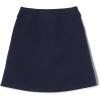 French Toast Girls Adaptive Pleated Ponte Scooter Skirt with Pull-Up Lift Loops(Navy)