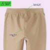 French Toast Girls Adaptive Seated Skinny Fit Stretch Ponte Pant(Khaki)