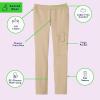French Toast Girls Adaptive Seated Skinny Fit Stretch Ponte Pant(Khaki)
