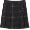 French Toast Girls’ Adjustable Waist Plaid 2-Tab Scooter(Green Plaid)