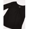 French Toast Girls’ Long Sleeve V-Neck Tee(Black)