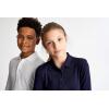 French Toast Girls’ Picot Collar Polo Shirt with Long Sleeves (Kids Standard & Plus Size)(Navy)