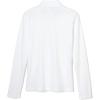 French Toast Girls’ Picot Collar Polo Shirt with Long Sleeves (Kids Standard & Plus Size)(White)