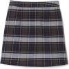 French Toast Girls’ Plaid Adjustable Waist Pleated-Front Two-tab Scooter(Blue & Gold Plaid)