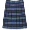 French Toast Girls’ Plaid Pleated Skirt(Blue & Red Plaid)