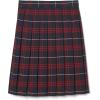 French Toast Girls’ Plaid Pleated Skirt(Navy & Red Plaid)