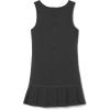 French Toast Girls’ Pleated Hem Jumper with Ribbon(Black)