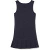 French Toast Girls’ Pleated Hem Jumper with Ribbon(Navy)
