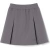 French Toast Girls’ Pull-on Kick Pleat Scooter School Uniform Skirt(Grey)