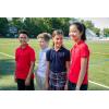 French Toast Girls’ Short Sleeve Picot Collar Polo School Uniform Shirt (Standard and Plus)(Orange)