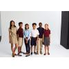 French Toast Girls’ Short Sleeve Safari Dress(Khaki)