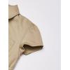 French Toast Girls’ Short Sleeve Safari Dress(Khaki Beige)