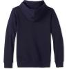 French Toast Unisex Child Adaptive Long Sleeve Fleece Hoodie With Flat Seams And Hidden Hook Loop Closure Sweatshirt(Navy (New))