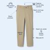 French Toast Young Men’s Relaxed Fit Twill Pant(Khaki Beige)