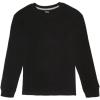 French Toast Boys Long Sleeve Thermal Waffle Tee T-Shirt White(Black)
