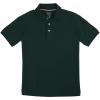 French Toast Boys Short Sleeve Pique Polo Shirt (Standard & Husky), Black, 10(Hunter Green)