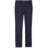French Toast Girls Adaptive Straight Leg Stretch Twill Pant(Navy (New))