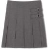French Toast Girls Adjustable Waist Pleated-Front Two-tab Scooter(Heather Gray)