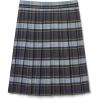 French Toast Girls’ Plaid Pleated Skirt(Blue & Gold Plaid)