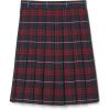 French Toast Girls’ Plaid Pleated Skirt(Navy & Red Plaid)