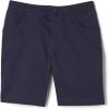 French Toast Girls Pull-On Cotton Twill Shorts with Pockets(Navy)