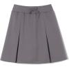 French Toast Girls’ Pull-on Kick Pleat Scooter School Uniform Skirt(Grey)
