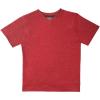 French Toast Men’s Short Sleeve V-Neck Tee(Rio Red Heather)