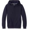 French Toast Unisex Child Adaptive Long Sleeve Fleece Hoodie With Flat Seams And Hidden Hook Loop Closure Sweatshirt(Navy (New))