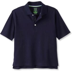 French Toast Adaptive Short Sleeve Seated Interlock Polo(Navy)