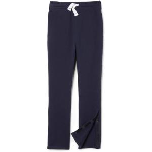 French Toast Boys Adaptive Fleece Sweatpants with Lift Loops and Pull-Apart Leg Openings(Navy)