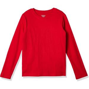 French Toast Boys Long Sleeve Crewneck Tee T-Shirt T Shirt(Red)