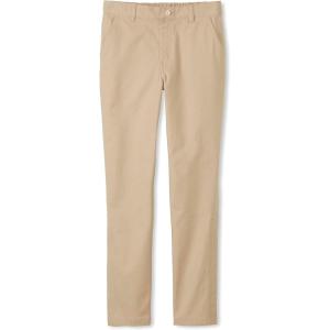 French Toast Girls Adaptive Straight Leg Stretch Twill Pant(Khaki (New))