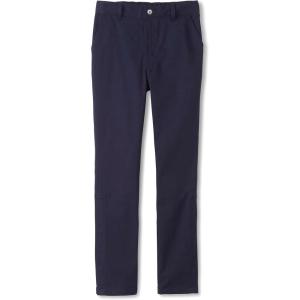 French Toast Girls Adaptive Straight Leg Stretch Twill Pant(Navy (New))