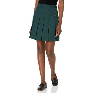 French Toast Girls Adjustable Waist Pleated-Front Two-tab Scooter(Green)