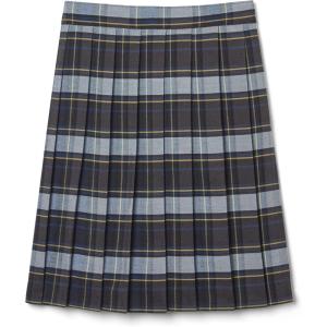 French Toast Girls’ Plaid Pleated Skirt(Blue & Gold Plaid)