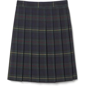 French Toast Girls’ Plaid Pleated Skirt(Green Plaid)