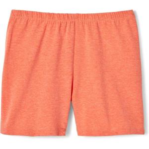 French Toast Girls’ Stretch Kick Short Bike Shorts(Fiery Coral Heather)