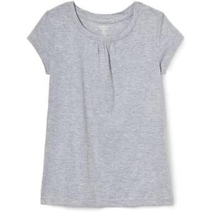 French Toast Girls’ Toddler Short Sleeve Crewneck Tee T-Shirt(Grey)