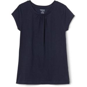 French Toast Girls’ Toddler Short Sleeve Crewneck Tee T-Shirt(Navy)