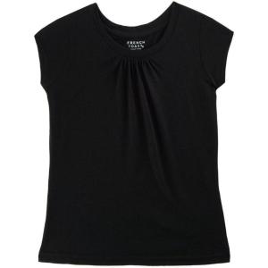 French Toast Girls’ Toddler Short Sleeve Crewneck Tee T-Shirt(Og Black)