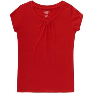 French Toast Girls’ Toddler Short Sleeve Crewneck Tee T-Shirt(Tomato)