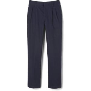 French Toast Little Boys’ Pleated Double Knee Pant with Adjustable Waist(Navy)