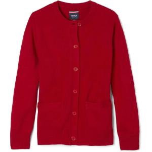 French Toast Little Girls’ Knit Cardigan Sweater(Red)