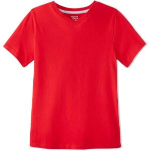 French Toast Men’s Short Sleeve V-Neck Tee(Dark Midnight)