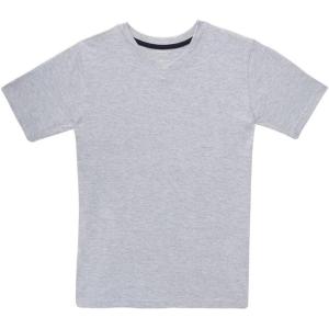 French Toast Men’s Short Sleeve V-Neck Tee(Heather Gray)