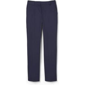 French Toast Young Men’s Relaxed Fit Twill Pant(Navy)