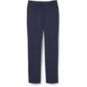 French Toast Young Men’s Relaxed Fit Twill Pant(Navy Blue)
