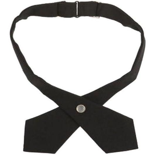 imageFrench Toast Girls Adjustable Solid Color Cross TieBlack