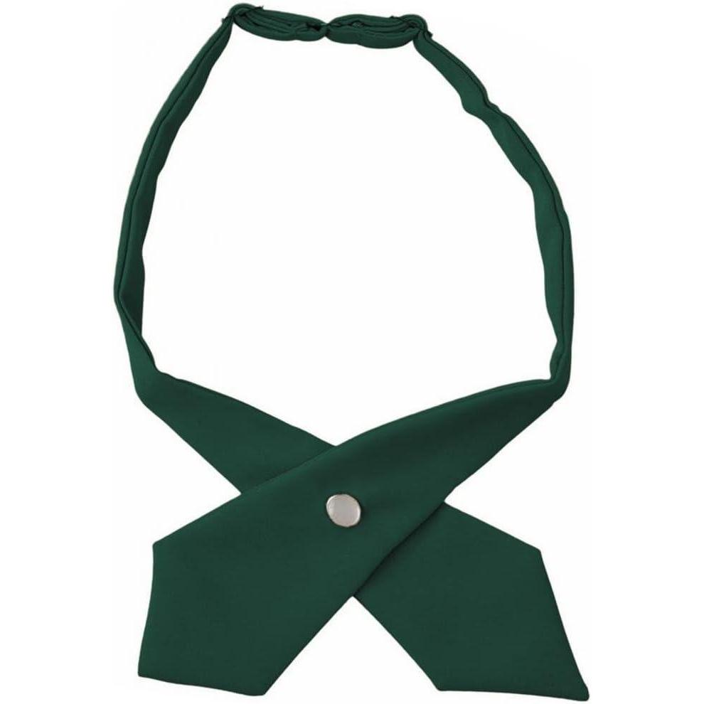 imageFrench Toast Girls Adjustable Solid Color Cross TieGreen